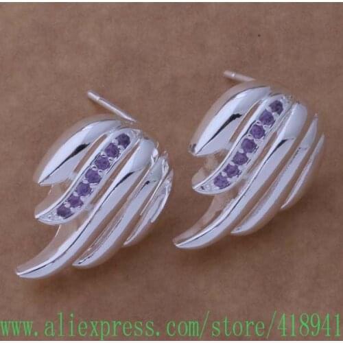 Silver Plated earrings , Silver Plated fashion jewelry , nice sea grass /escanjja bteakkla AE586