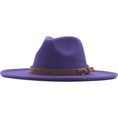 Lmitation Wool Hat With Wide Brim High Quality Felt Hat, Jazz Fedora, British, Black, Panama, Hot Sale