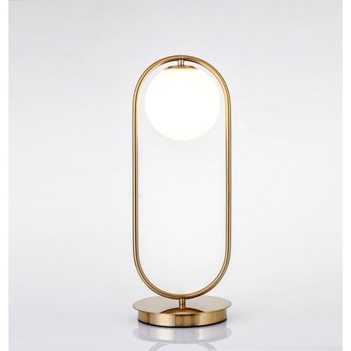 Modern europe iron led glass luminaria de mesa table lamp lampara de mesa dining room lamp bedside lamp