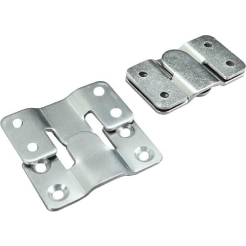 2pcs/set Heavy duty picture frame hook wall hanger Steel Sofa Interlock Bracket Joint Bed Corner Hanging Hook Furniture Hardware