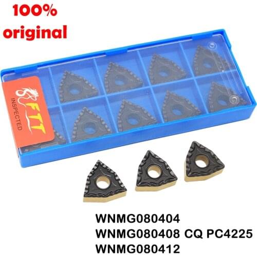 10pcs WNMG080404 CQ PC4225 Cutting Lathe CNC tools Lathe cutter External Turning Tools Carbide Insert High Quality WNMG 080408