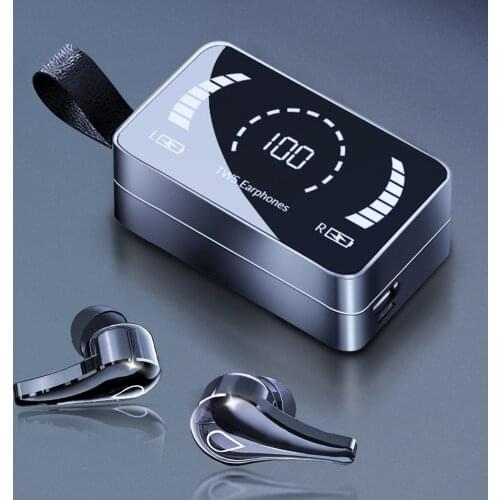 Led Wireless Headphones bluetooth5.0 Earphones 3500mAh Charging Box 9D Stereo Sports Earbuds Headsets Waterproof With Microphone
