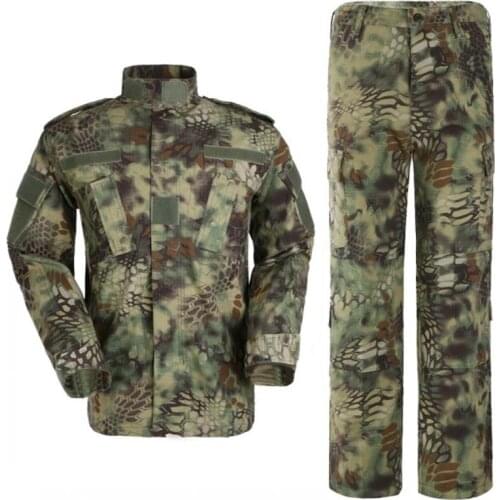 High Quality! Mandrake Army Military Tactical SHIRT+PANTS Camouflage Combat Uniform Us Army Airsoft Camo BDU Camo Mens suit