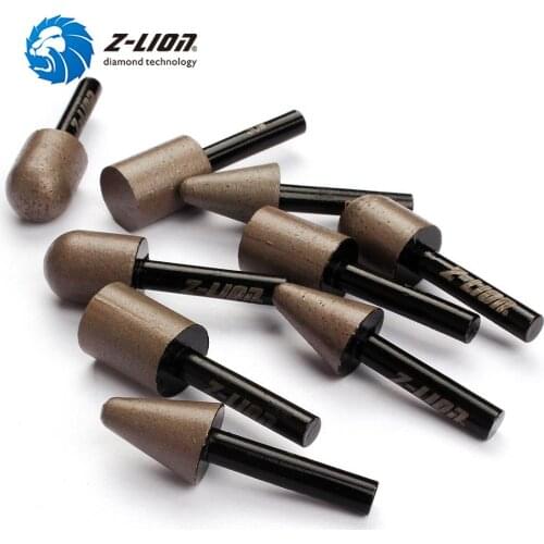 Z-LION Diamond Tool For Sharpening Drills Metal Sintered Diamond Grinding Carving Abrasive Tool Countersink Cone Cylindrical Bur