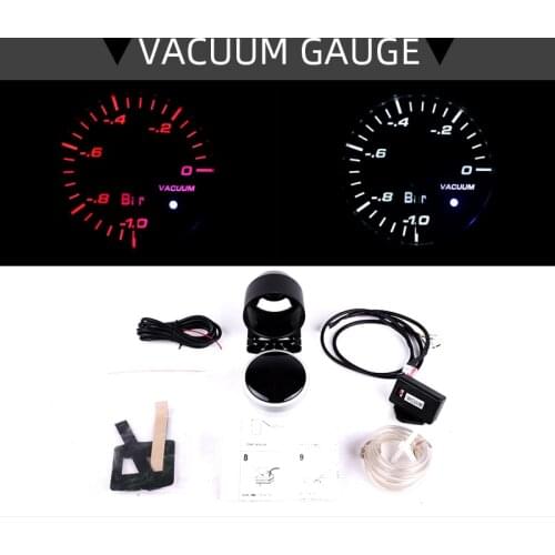 Car Modification Parts Universal Meter 12V Df Bf Vacuum Air Fuel Water Temp Oil Temp Boost Oil Pressure Volt White Red Light