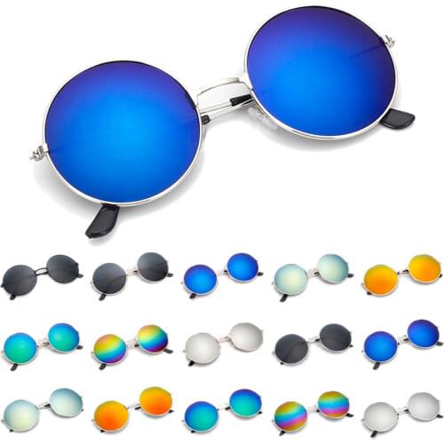 Womens Glasses Round Ladies Fashion Mirror Sunglasses Women Men Vintage UV400 Protection Sun Retro Eyeglasses