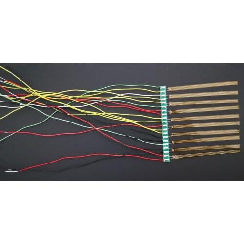 10pcs BX120-80AA-P250/resistance Strain Gauge/concrete Structure Stress Gauge/free Welding Wire