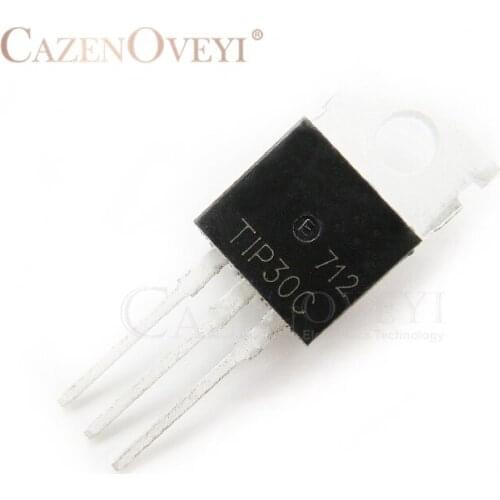 10pcs/lot TIP30C TIP30 TIP3 30C TIP 30C TO-220 100V 1A In Stock