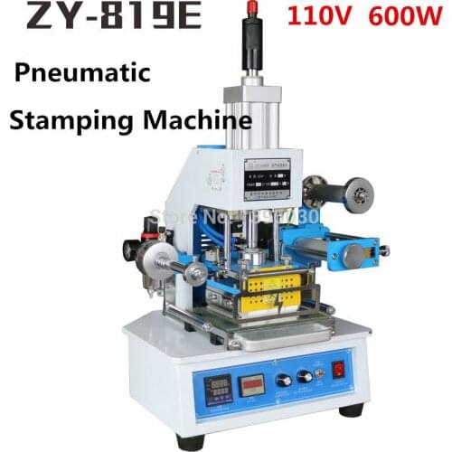 110V Automatic Stamping Machine,leather LOGO Creasing machine,pressure words machine,LOGO stampler,name card stamping machine