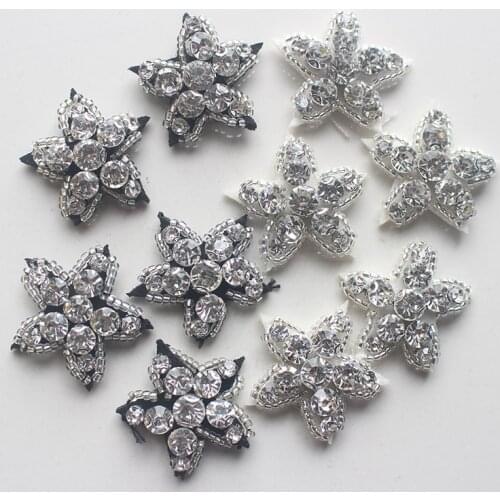 DIY clothing accessories, beads, full diamonds, snowflakes, five-pointed star cloth shoes, hats and socks, fashion decoration