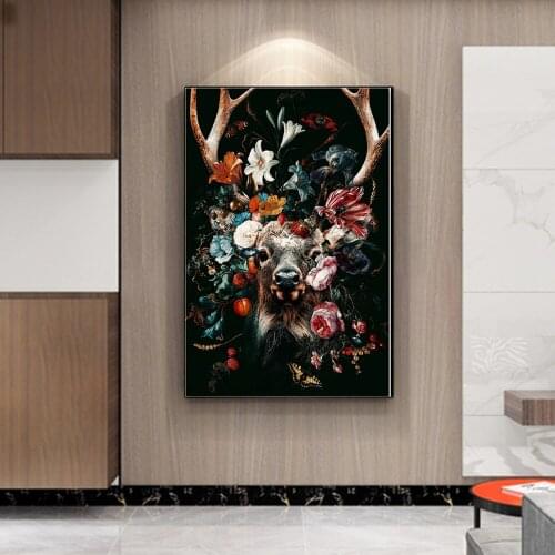 DIY 5D Diamond Painting Deer Flower Butterfly Full Square/Round Diamond Embroidery Cross Stitch Mosaic room Decor