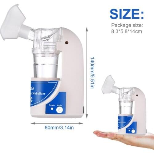 Home Mini Automizer Nebulizer For Children Adult Inhale Ultrasonic Nebulizer Spray Aromatherapy Steamer Health Care Device Tool