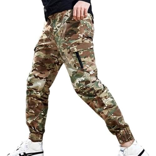 Casual Military Pants New Brand Men Fashion Streetwear Casual Camouflage Jogger Pants Tactical Military Trousers Men Cargo Pants