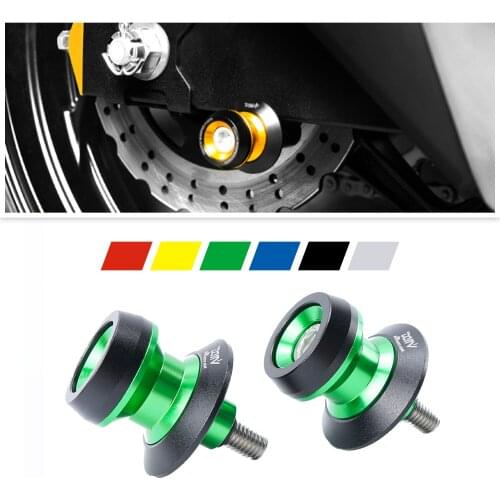 Motorcycle Swingarm Spools for 8mm Kawasaki ZX6R Ninja 636 13-20 ZX10R 11-20 Z1000 15-20 Z650 Ninja 650 Z900 Z900RS Ninja 400