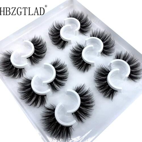 New 6 pairs natural false eyelashes fake lashes long makeup 3d mink lashes eyelash extension mink eyelashes for beauty