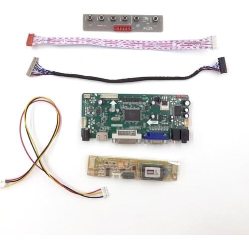 NT68676 VGA DVI Audio HDMI-compatible LCD Controller Board for 15inch 1024x768 M150XN07 V.2 2CCFL LVDS Monitor Kit Easy to DIY