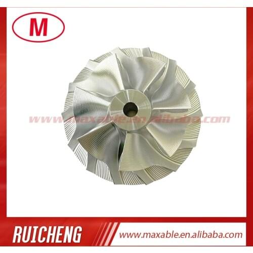 TD06 55.08/75.00mm 7+7blades high performance turbocharger billet/milling/aluminum 2618 compressor wheel for TF06-07*18KX3RC-12T