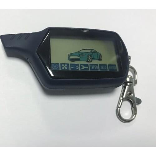 Universal A91 LCD Remote Control Key Chain For Russian Keychain A91 Engine Starter Car Anti-theft Alarm System Car Accessories