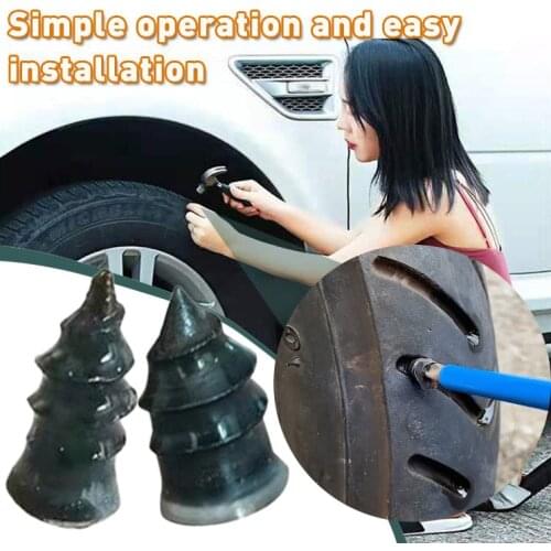 10PCS Vacuum Tyre Repair Nail For Motorcycle Tubeless Tyre Repair Rubber Nails Self-tire Repair Tire Film Nail Dropshipping