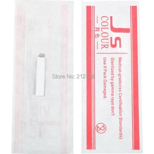 100PCS U-Shape 18 Pin Microblading Needle Eyebrow Tattoo Blade For Permanent Makeup Manual Pen 3D Eyebrow Embroidery