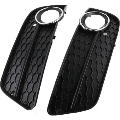 2 Pcs Fog Light Cover Car Front Fog Light Cover Parts Bezel 8T0807681 8T0807682 For Audi A5 08-11