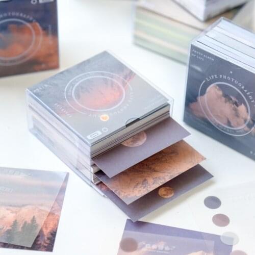 320pcs/lot Memo Pads Sticky Notes Life photography landscape diary Scrapbooking Stickers Office School stationery Notepad