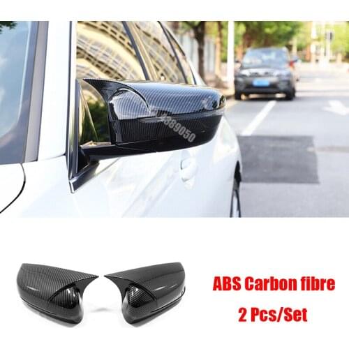 ABS Carbon Fibre For BMW 3 Series G20 2019 2020 Accessories Car Side Door Rearview Mirror Cover Trim Sticker Car Styling 2Pcs