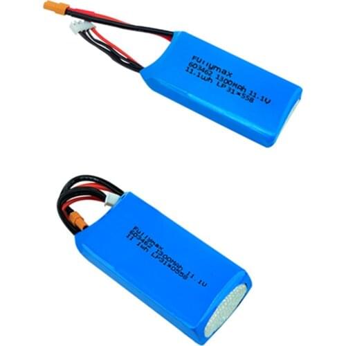 Battery for XK X450 FPV RC Airplane Fixed Wing 3S 11.1V 1300mah 20C Lipo Battery RC Toys Battery 1pcs