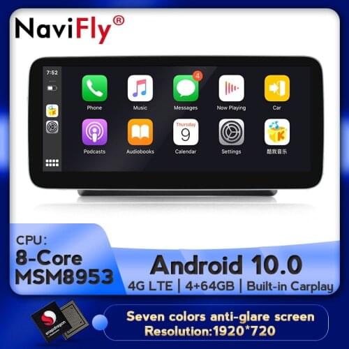 1920*720 Anti-glare screen Android 10 Car multimedia gps navigation for Benz C class W205 C200 C250 C300 C400 2014-2018 NTG 5.0