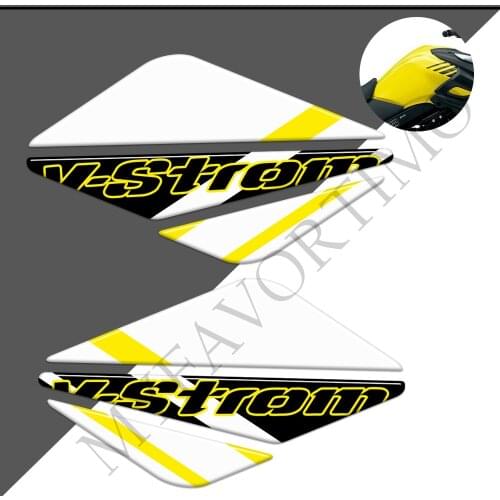Tank Pad Trunk Luggage Cases Stickers VSTROM For Suzuki V-STROM TankPad DL 1000 650 250 1050 XT 650XT 1050XT Protection Logo