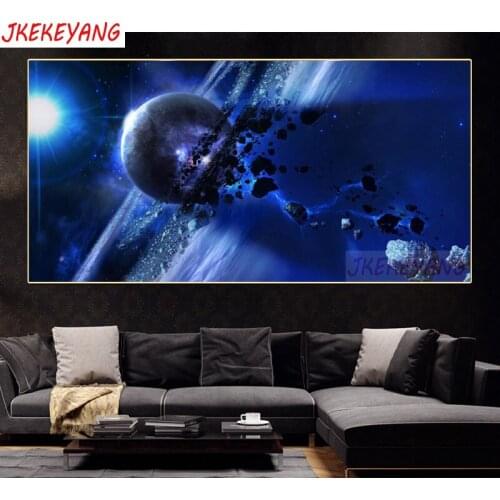 Large 5D Diy diamond painting Planet broken Diamond Mosaic Rhinestone Embroidery cross stitch Y3902
