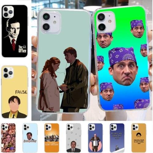 YNDFCNB The office tv show What She Said Phone Case for iPhone 11 12 pro XS MAX 8 7 6 6S Plus X 5S SE 2020 XR case