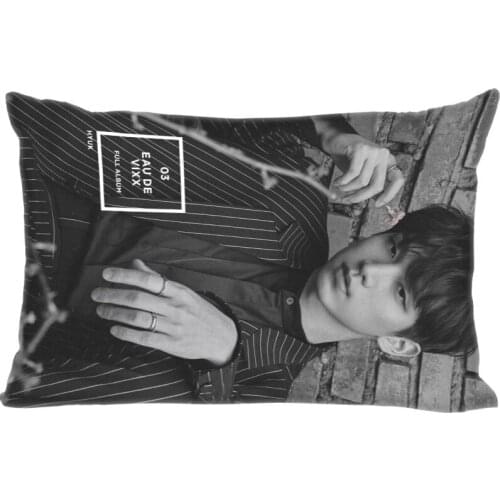 KPOP VIXX Cover Throw Pillow Case Rectangle Cushion For Sofa/Home/Car Decor Zipper Custom PillowCase 45x35cm