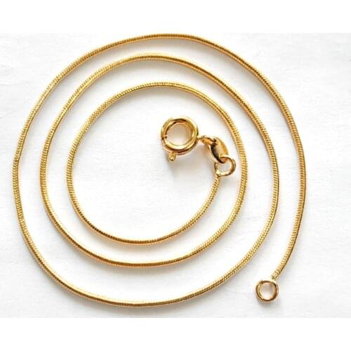 35cm Baby Gold Necklace Kids Chain Necklaces Child Gifts Diy Jewelry Collier Bebe Collares Halskette Bebek Kolye Bizuteria N0604