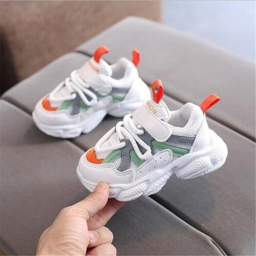 Hot girls Breathable mesh sneakers boys Light-soled breathable casual shoes Soft-soled non-slip running shoes Baby toddler shoes