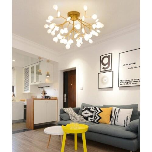 Modern LED Ceiling Chandelier Lighting Living Room Bedroom Lamp Decorative Home Scandinavian Lighting Fixtures AC110V/220V