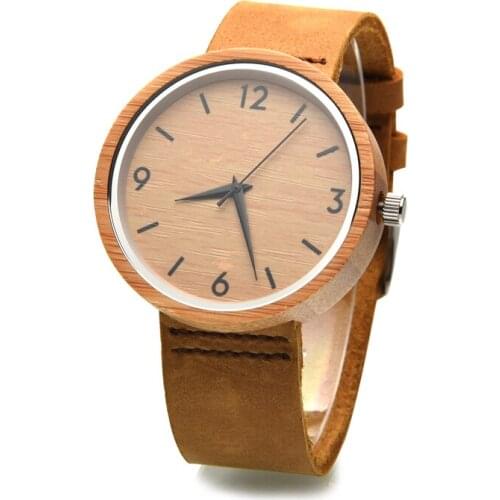 Hofost Engraved Wood Watches for Men Natural Wooden Wrist Watch Groomsmen Gifts for Men - Personalized Wedding Anniversary Gifts