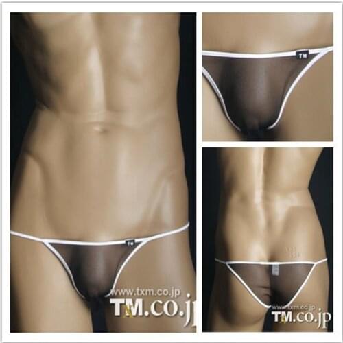 2015 Sexy mens underwear transparent low-waist shorts,shorts men ultra-thin breathable pants erotic sexy lingerie