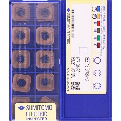 Original Carbide Insert CNC SEET13T3AGSN-G ACP200 Milling Cutter