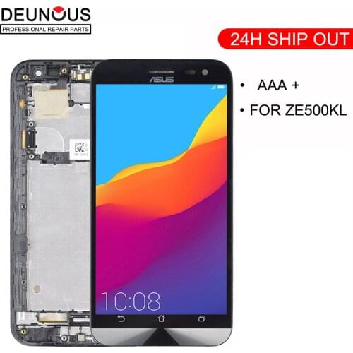 Original 5" HD IPS LCD Replacement For ASUS ZE500KL LCD Display For Zenfone 2 Laser ZE500KL Touch Screen Digitizer ZE500KG Z00ED