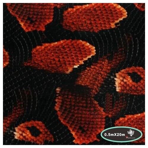 Popular DIY car decoration snake skin hydro water transfer printing film hydrographic films 50cm wide PVA Film HF90