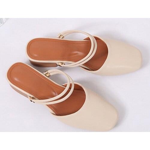 All-match student street shooting high-top summer trend Baotou womens new fashion Korean womens shoes sandals