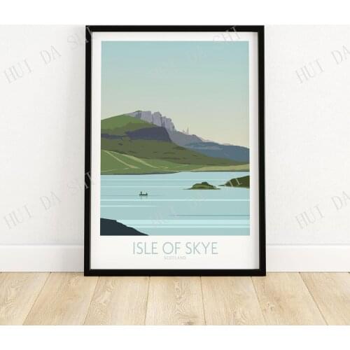 Isle of Skye Poster Scotland Print | Wall Art | Travel Poster | Artwork | Art Print Gift Idea