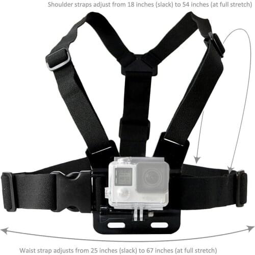 Adjustable Chest Body Harness Strap mount belt for Gopro hero 9 8 7 6 5 4 Action Camera Accessories