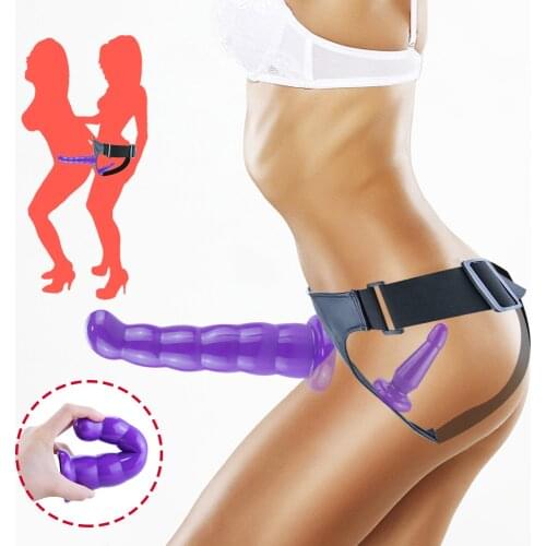 Strap On Dildo sex toys for Lesbian Couple Dildo Woman G Spot Clitoris Stimulator Gay Sex Toys Harness Dildo Strapon Anal Plug