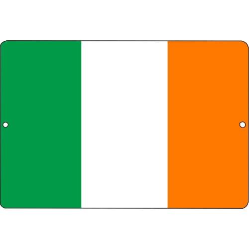 Rogue River Tactical Irish Flag Metal Tin Sign Wall Decor Man Cave Bar Ireland