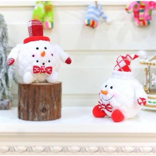 Christmas Doll Foam Snowman Figurines Christmas Tree Ornament New Year 2021 Gift Doll Christmas Decorations For Home navidad