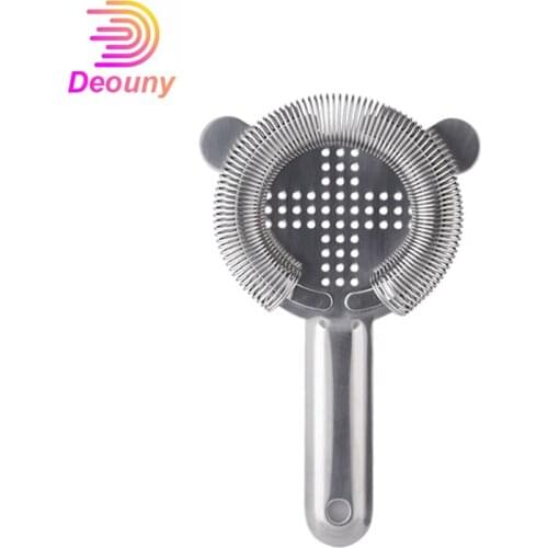 DEOUNY Cocktail Strainer Barman Accesorios Shaker Bar Ice Wire Mixing Drink Bartender Hot Useful Stainless Steel Bar Tools