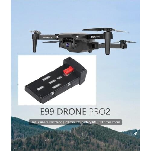 1800mAh Bettery Only Black Gray Fuselage Blade E99 Pro2 RC Dual Camera WIFI Photography Helicopter Foldable Quadcopter Dron Toys