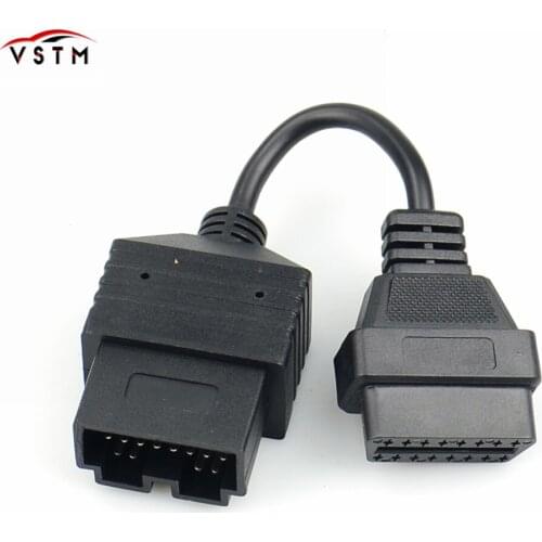 FOR KIA 20 PIN to 16 PIN OBD1 to OBD2 Connect Cable FOR Kia 20PIN Car Diagnostic Tool Cable FOR Kia 20 PIN Diagnostic Connerctor